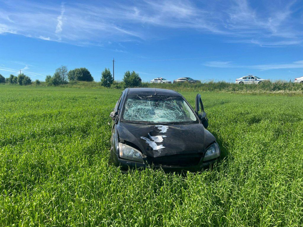 Под Гатчиной водитель Ford сбил мальчика, пытаясь увернуться от ДТП